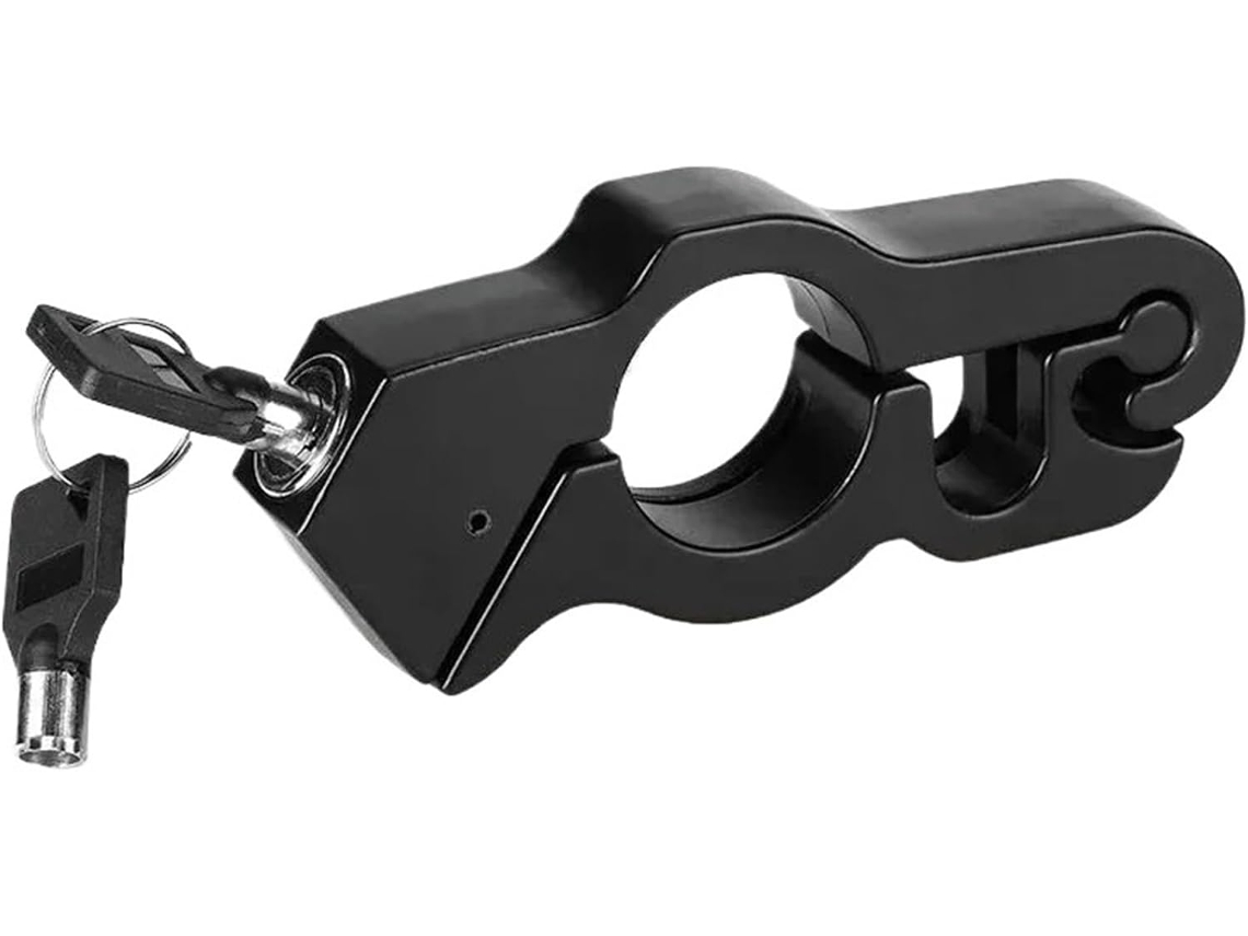 Cadeado para Guidão de Motocicleta Trava Portátil Antifurto Freio Acelerador Antifurto: Esta Segurança Possui