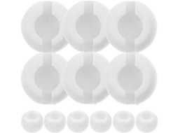 Conjunto De 12 Travas Corrente Plástico Branco Para Persianas, Acessórios Para Evitar Movimentos Indesejados Em