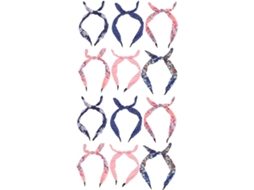 Conjunto De 2 Tiaras Com Laço Floral, Chiques E Adoráveis, Para Crianças E Meninas, Ideais Para Sessões De Fotos.