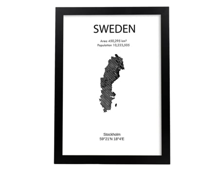 Póster NACNIC Da Suécia. Perda de Países e Continentes Do Mundo