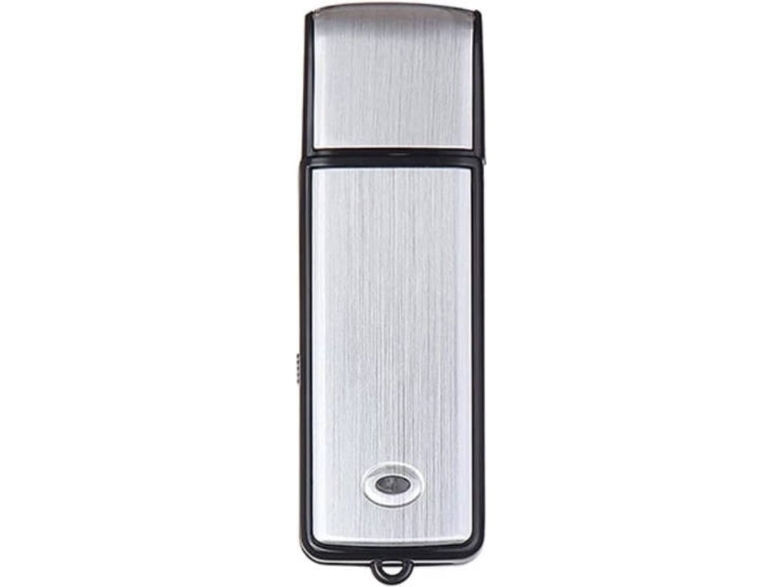 Mini Gravador Digital Recarregável Por Usb Gravador para Manutenção de Reuniões em Pc-4Gbpreto