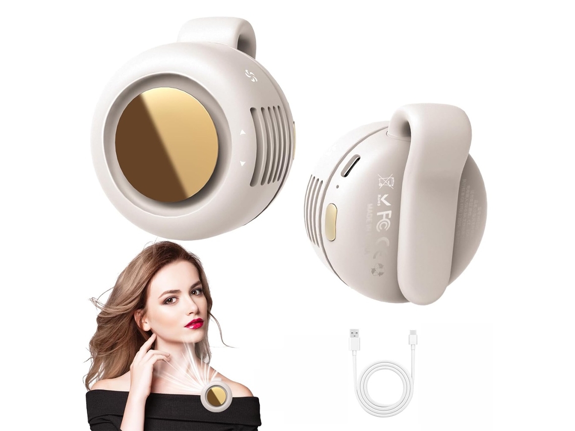 Ventilador de Cintura com Clipe, Ajustável 360° e Leve CHRONUS