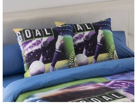 Capa de Almofada Goal Azul 50 cm