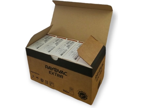 Pacote Extra Grande RAYOVAC P312 110 Pacotes 660 Baterias