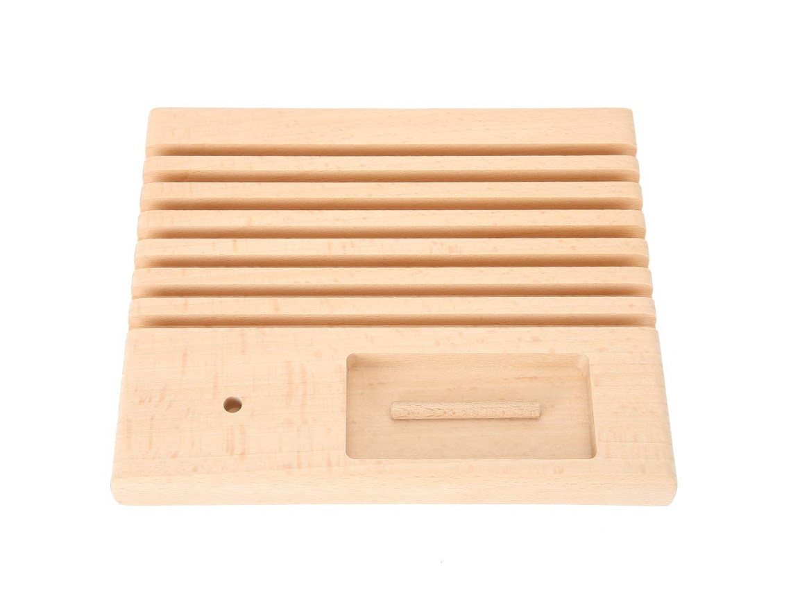 Suporte Para Réguas Em Madeira De Faia, Resistente, Robusto E Prático