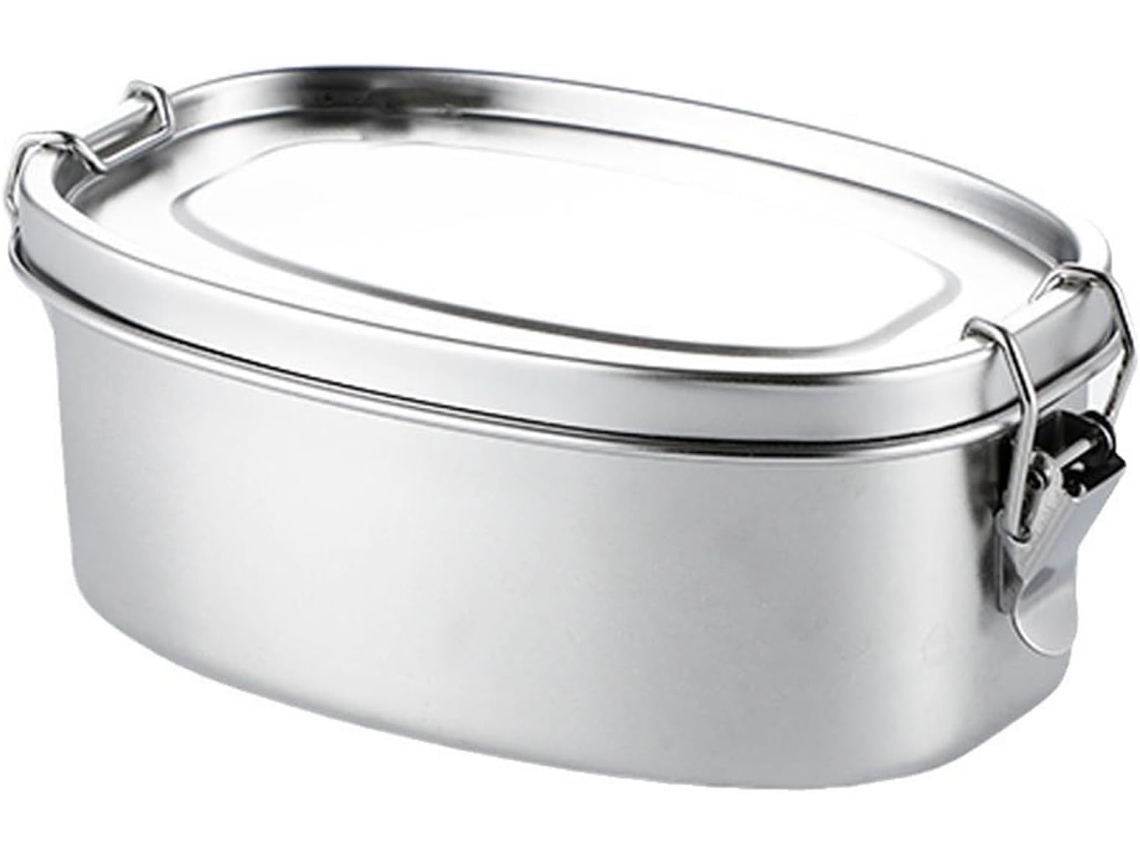 Recipiente De Aço Inoxidável Para Armazenamento Alimentos, Próprio Para Forno, Portátil Para Cozinhar, Preparar