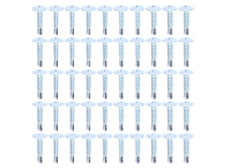 50 Parafusos Auto-abertura Cruzados Aço Carbono 4.2x19mm Kit Para Reparo Cabeça De Truss
