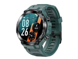 Relógio inteligente masculino K37 com GPS, rastreador de condicionamento físico e bateria grande de 480 mAh Ly Ebike
