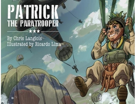 Livro Patrick the Paratrooper de Chris Langlois (Inglês)