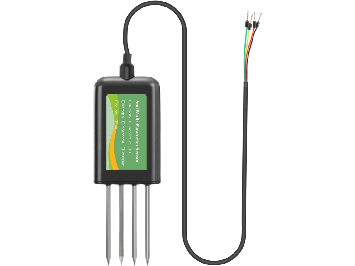 Sensor De Solo Rs485 8em 1com Suporte Para Conexão Usb E Conversor Visualização Dados Do Pc Ou Dispositivo