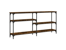 Mesa Consola Derivados de Madeira Carvalho Fumado MAISON EXCLUSIVE (160x29x75 cm)