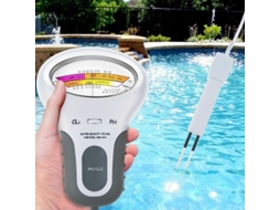 Testador eletrônico de água, pH e cloro, cabo de 13cm, AQUAFORGE