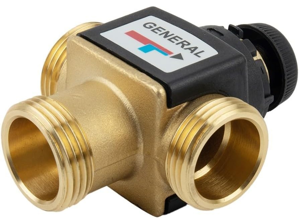 3 Dn20 Dn25 35-60 Latão (dn20) Válvula Misturadora Termostática Com Controle