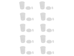 Copo Descartável de Chá com Leite 500ml
