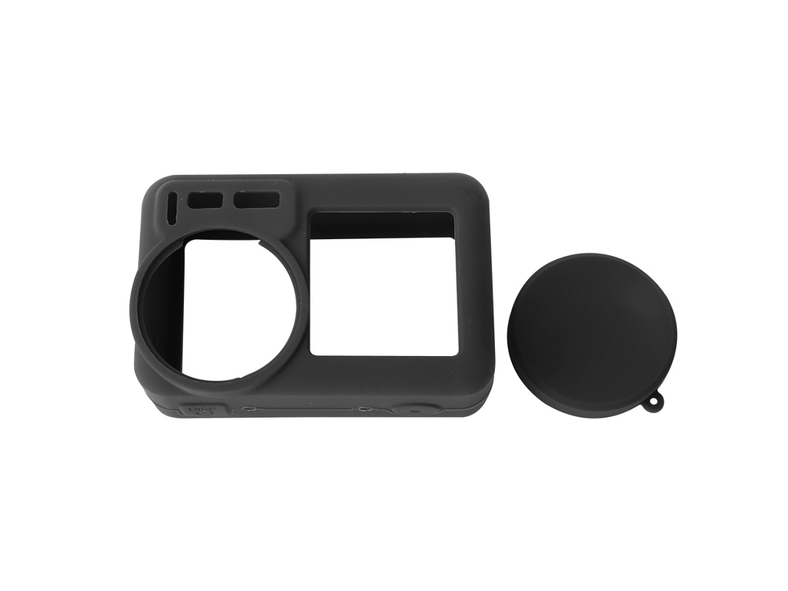 Portable Frame Protective Silicone Shell With Lens Case For Dji Osmo Action Camerablack LAXISCREED