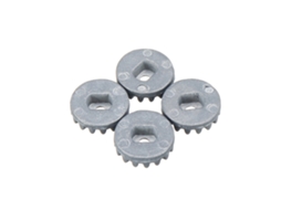 Conjunto de 4 Peças Wltoys 124016 124017 124018 124019 12429 1/12 Rc Car Spare Zinc Alloy 16t Diff Large Planetary Gear 1155 Vehicles Model Parts MDUG