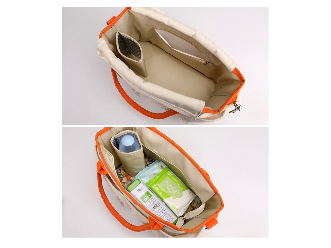KOHREE Bolsa Portátil para Mãe e Bebê de Grande Capacidade Mamadeira Fralda e Bolsa de Maternidade