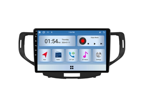 Autorrádio Multimédia 6Gb Ram 128Gb Rom Carplay ROVERONE para Honda Accord 8 2008-2012 Carro Rádio Bluetooth Gps Navegação