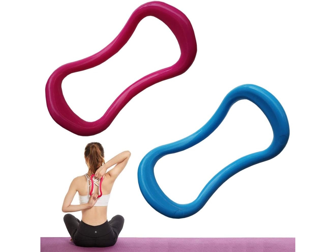 Yoga Anel Para Pernas, Panturrilhas E Costas, Exercícios Coxas Músculos Abdominais, Com Função Massagem Design Ergonômico, Leve-aquaforge