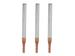 Fresa De Metal Cnc 4 Fultes Aço De Tungstênio D2.5 X 8 X 4d X 50l Ferramenta Industrial