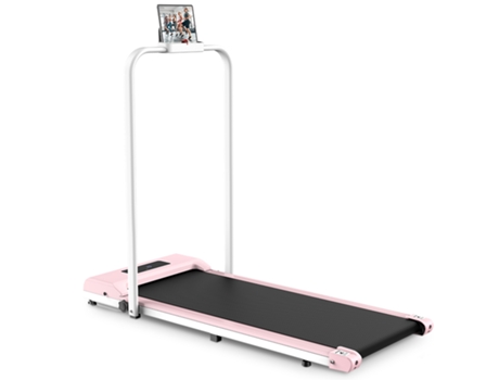 Passadeiras de Corrida RACINGREAT Velocidade Máx 10Km/H 750W- com Guiador Rebatível Peso Máx 120Kg Rosa