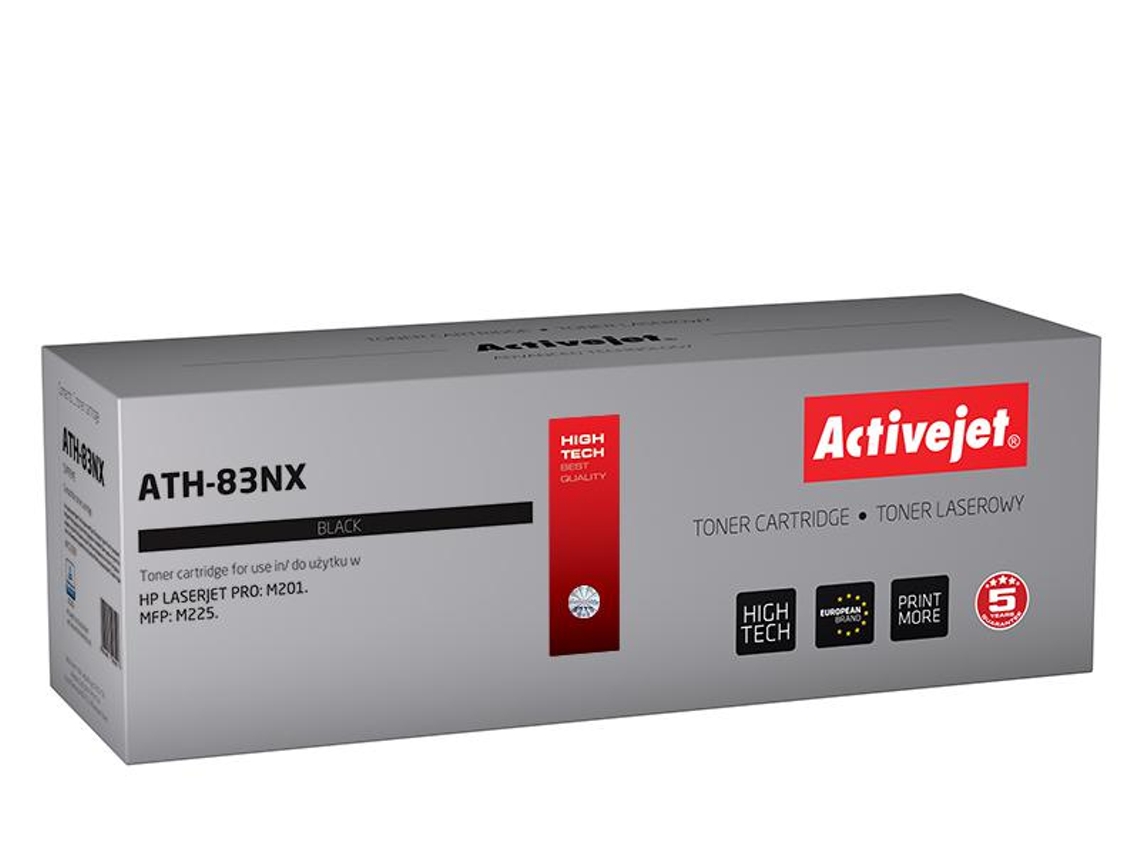 Activejet Ath-83Nx Toner 1 Unidades Compatível Preto