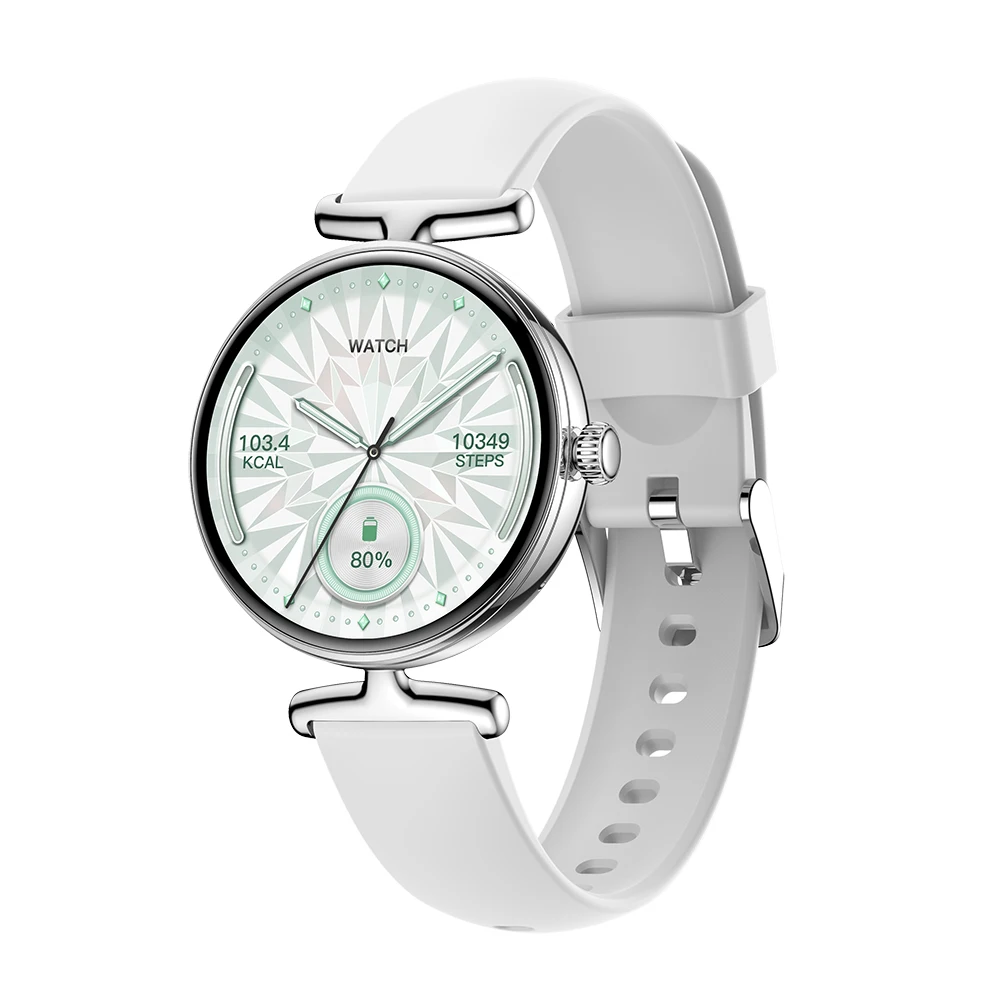 Smartwatch (silicone Cinza), Com Chamadas Bluetooth E Tela De 1,19 Polegadas.