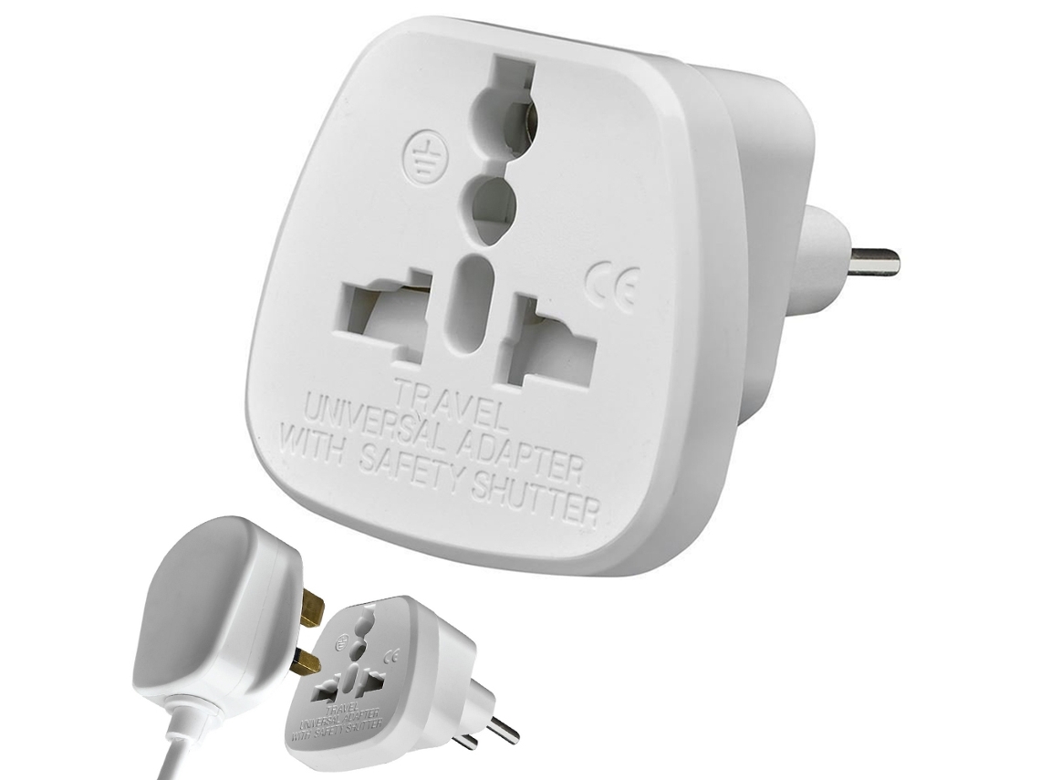 Adaptador De Viagem, Adaptador De Tomada Do Reino Unido Para A Ue