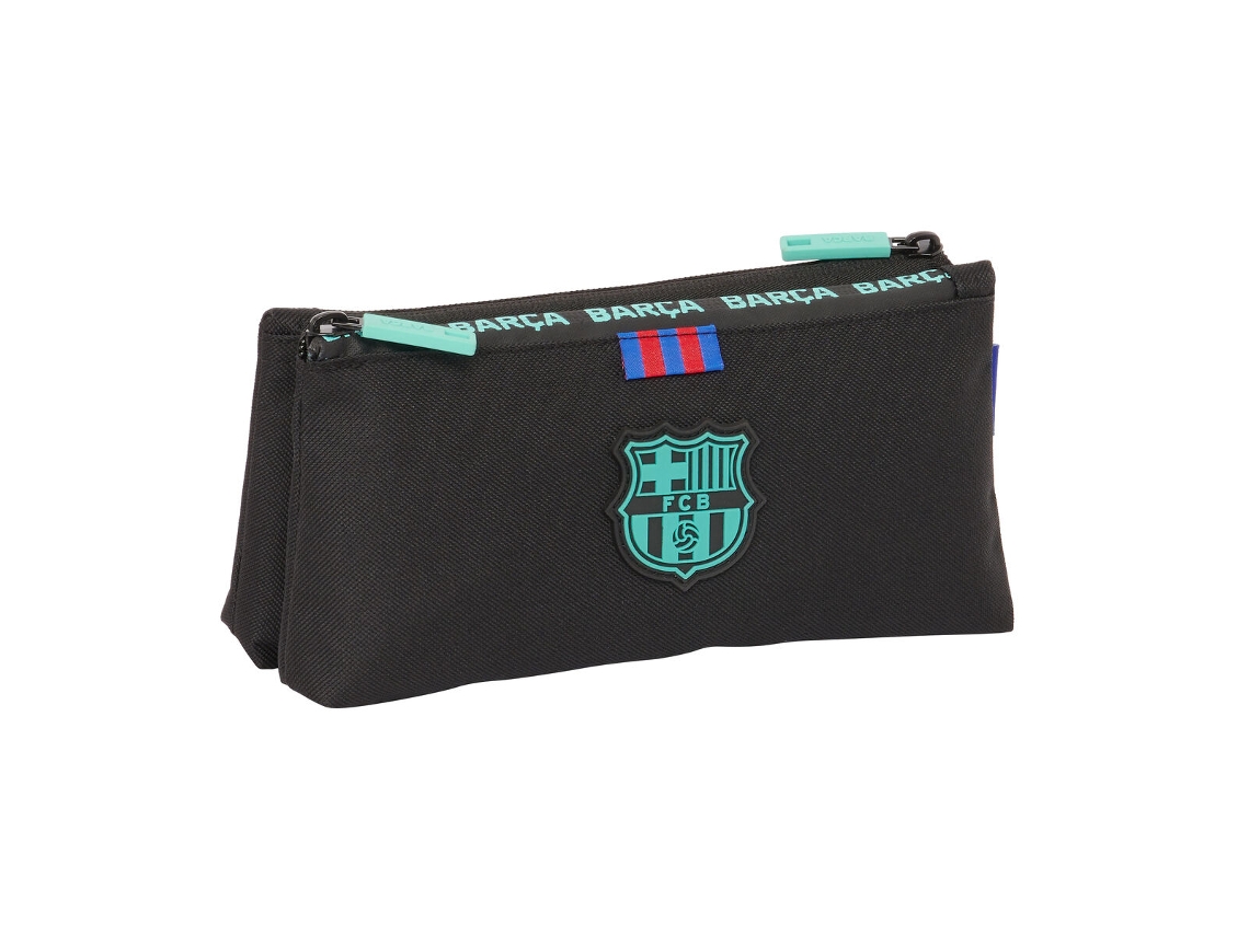 Nécessaire Escolar F.C. BARCELONA Preto Desportivo 22 X 10 X 8 Cm