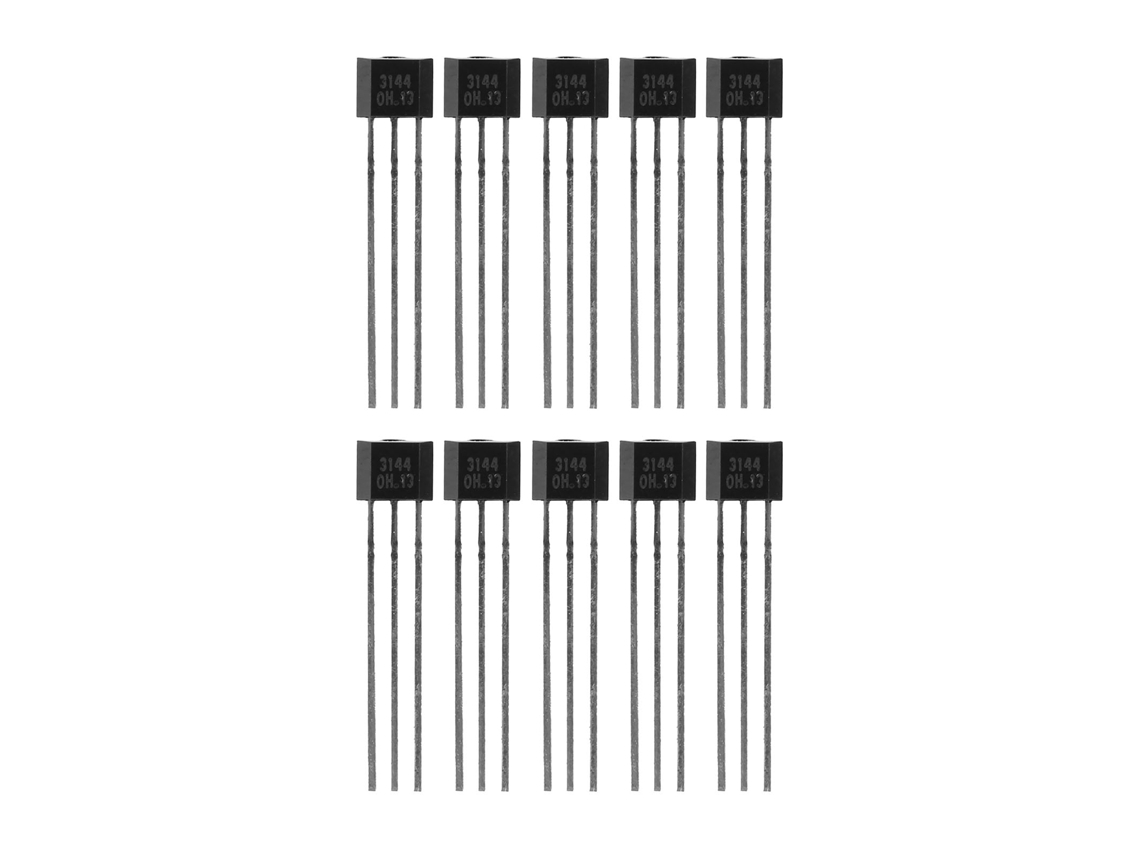 10 peças a3144 3144e oh3144e sensor de efeito hall switch para 92ua 3 pinos sip S/BRAND