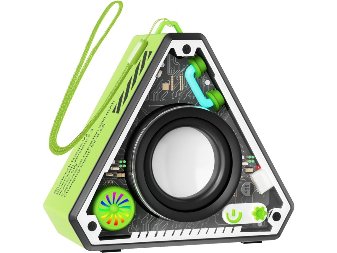 Mini caixa de som portátil, sem fio, luzes, TWS, música JYTGALX