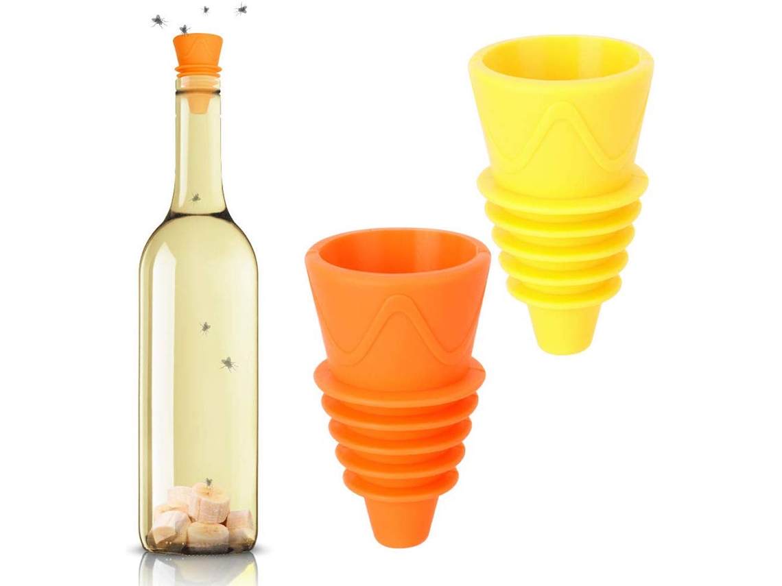 Armadilhas Silicone Reutilizáveis Moscas De Frutas