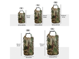 Mali bolsa Seca Impermeável Leve com Cintos para Boating Kayaking Hiking Camping Pescaria