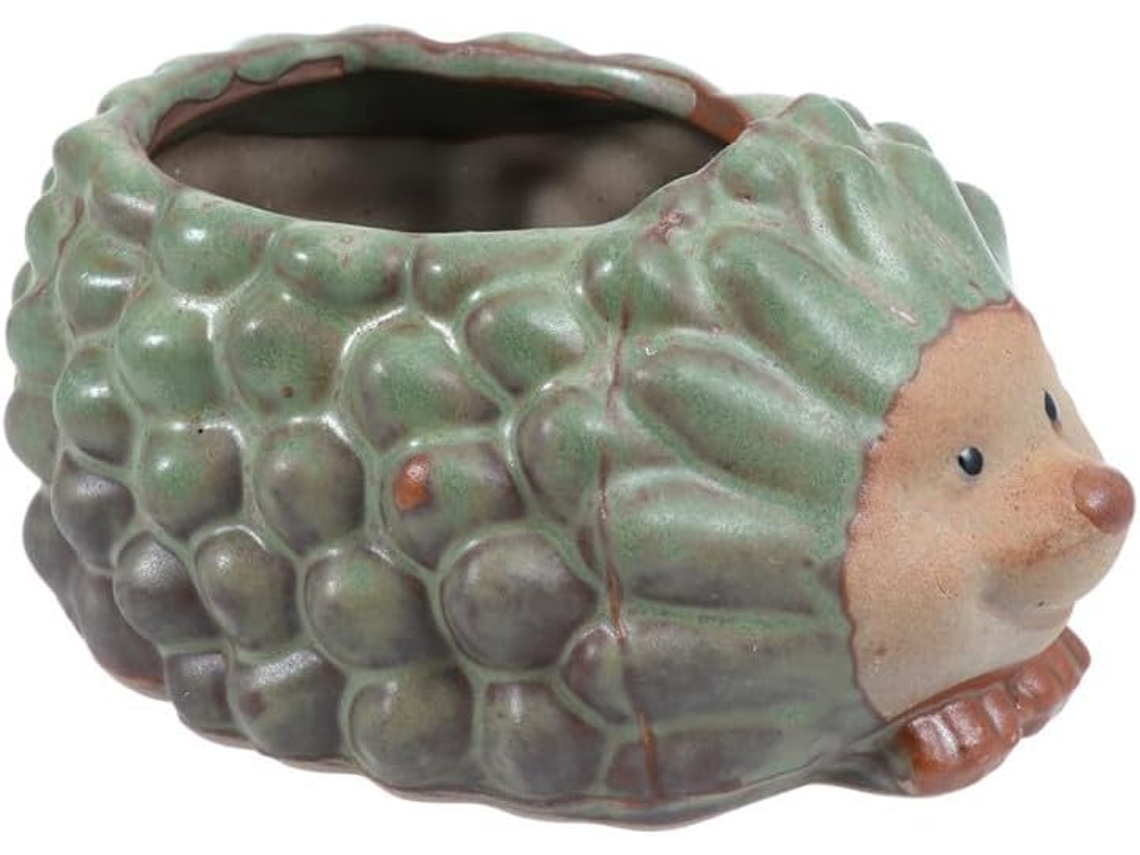 Vaso Decorativo de Resina em Formato de Ouriço, para Suculentas e Pequenas Plantas, Perfeito para Decorar Escritórios e CHABERLU