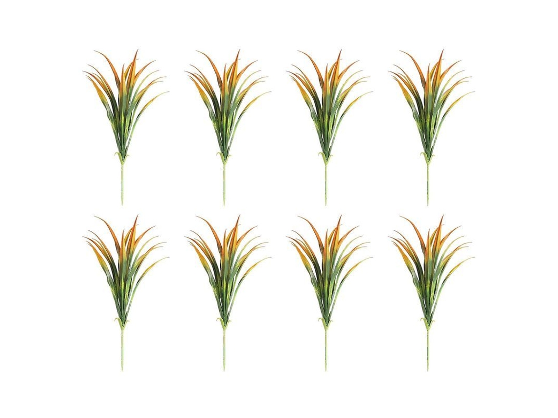 Set De 8 Ramilletes De Narcisos Artificiales Realistas Y De Bajo Mantenimiento Con Trabajo Finamente Simulado Naranja