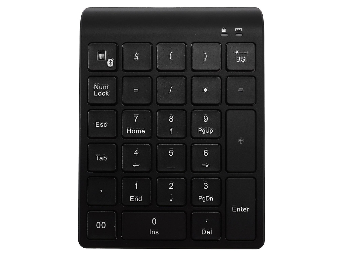 Mini Teclado Numérico Sem Fio Bluetooth De 27 Polegadas Com Mais Funções, Teclado Digital Para Pc. Everley891
