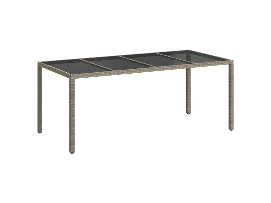Mesa Jardim Cinzeto 190 X 90 X 75 Cm Vime Pe MAISON EXCLUSIVE