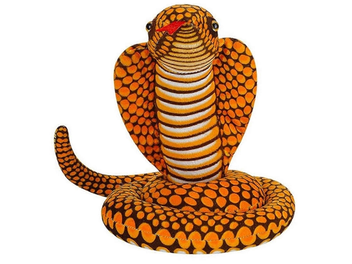 Boneca De Cobra Python De Pelúcia Para Pegadinha Decoração De Festa Presente Amarelo