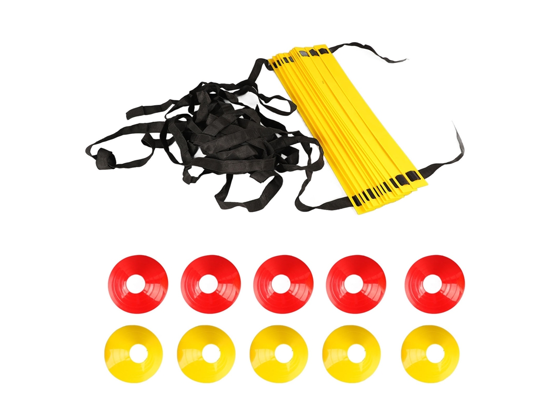 Lurelia Escada De Agilidade Kit De Treinamento De Velocidade E Agilidade Escada De Futebol Equipamento De Treinamento De Chute De Futebol Com Bolsa