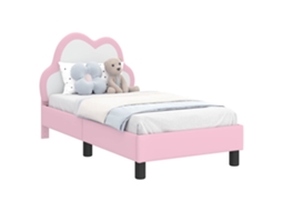 Estrutura de Cama para Criança com Cabeceira Rosa 70x140 cm MAISON EXCLUSIVE