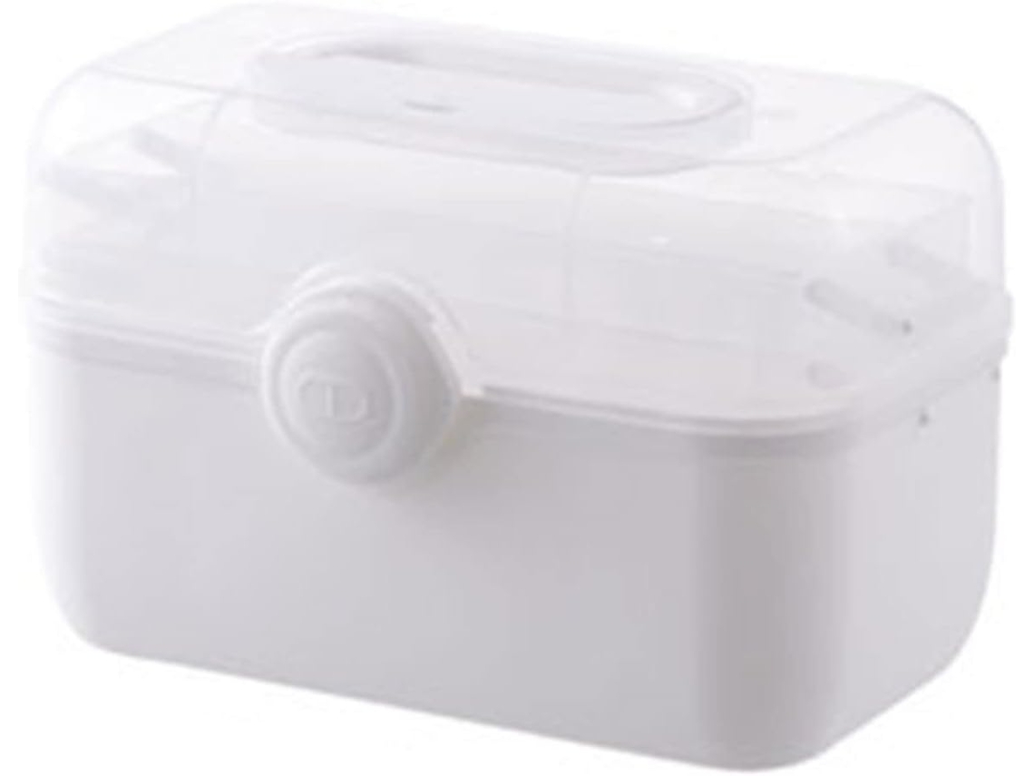 Caixa Para Medicamentos Com Alça - Portátil - Para Uso Interno E Externo - Ideal Para Camping De Viagem