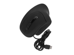 RATÓN ERGONÓMICO VERTICAL, cable, 4 DPI ajustables, clic silencioso, Windows, Chrome, Linux, S/MARCA