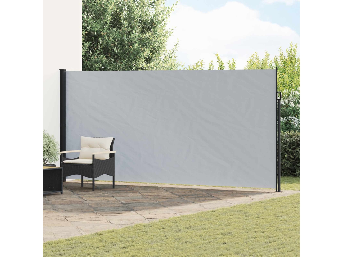 Vidaxl Toldo Lateral Retrátil 500 X 200 Cm Poliéster Retangular