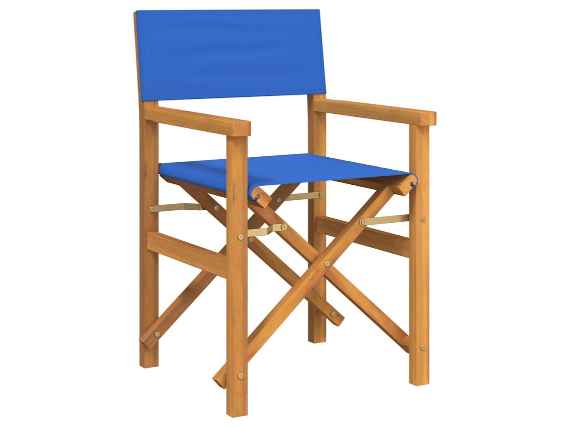 Director's Chair, Director's Chairs Vidaxl Azul Teca (n/a)