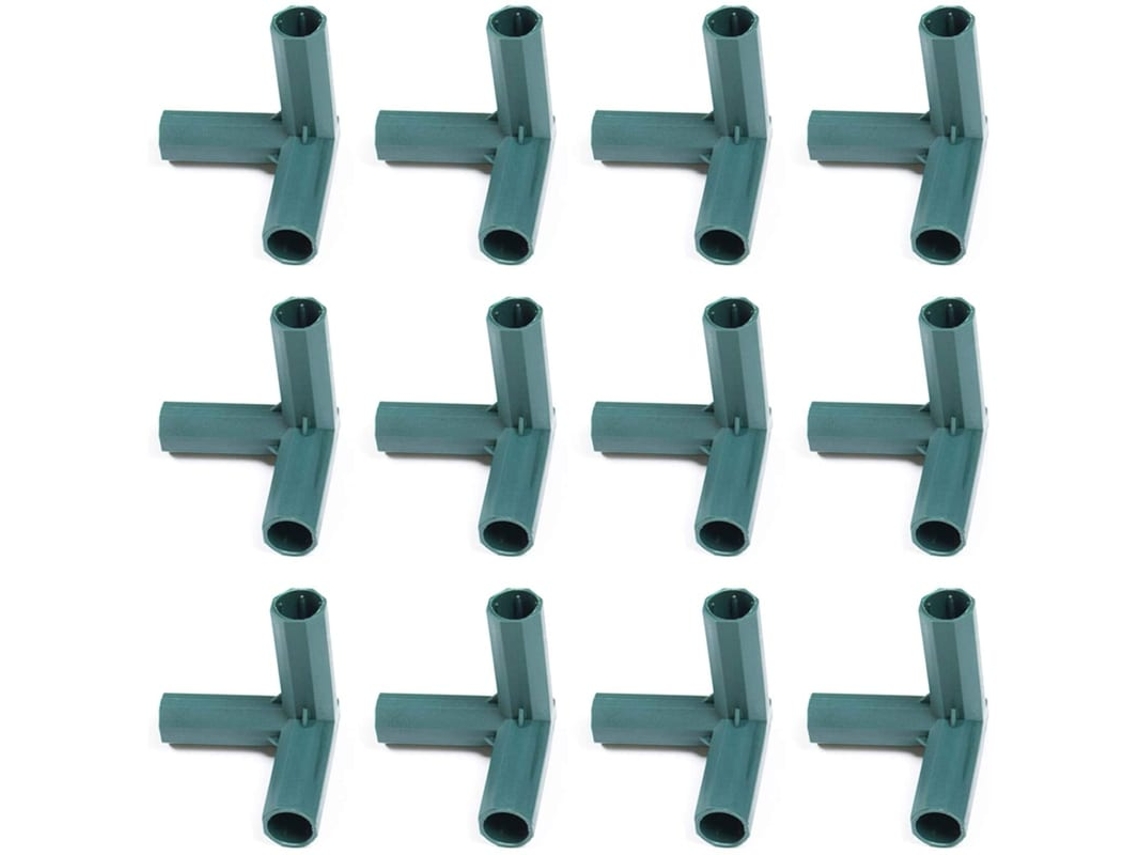 Conector De Quadro De Estufa, 12pcs Conector Plástico Para Crescimento De Plantas Trepadeiras