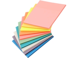 10 Abas Adesivas Removíveis e Invisíveis para Anotações em Papel Tamanho Carta