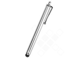 Caneta Stylus Telas Sensíveis Toque Prateado