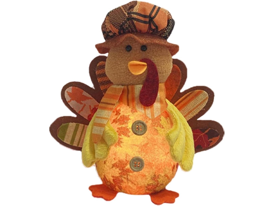 Enfeite De Peru Brilhante, Pequena Estatueta Decorativa, 20x20x10cm | Decoração De Outono