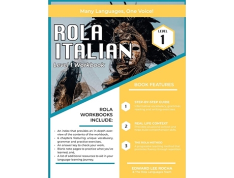 Livro Rola Italian Level 1 De Edward Lee Rocha E The Rola Languages Team (inglês)