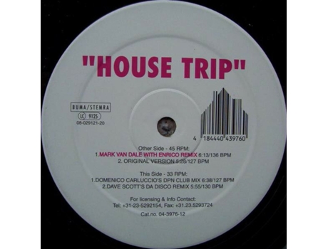 Vinil House Trip T.t.f. Records